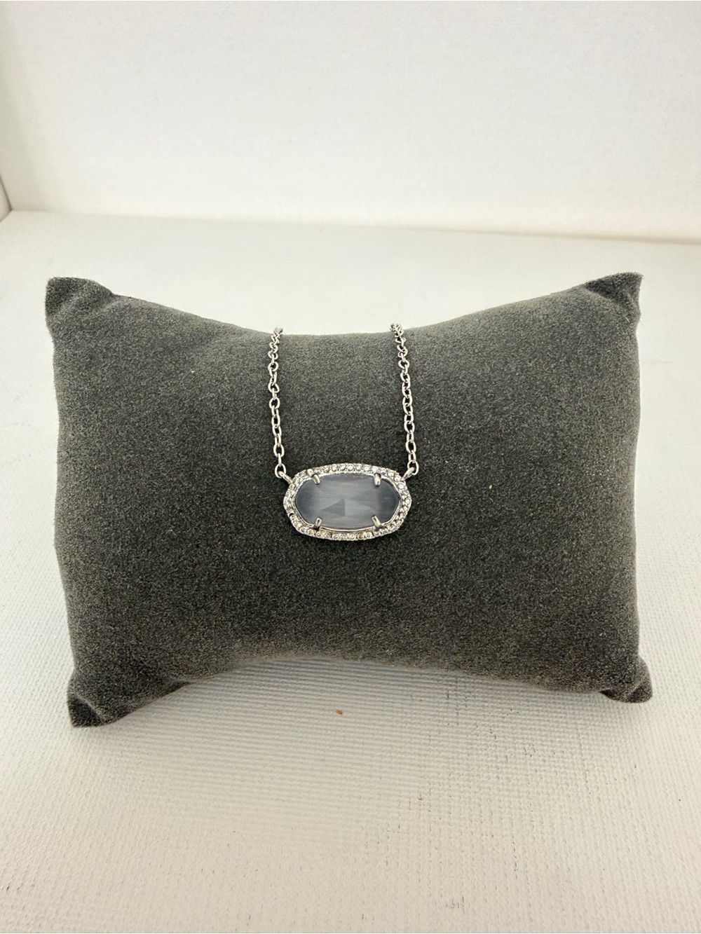Kendra Scott Smokey Purple Stone Necklace